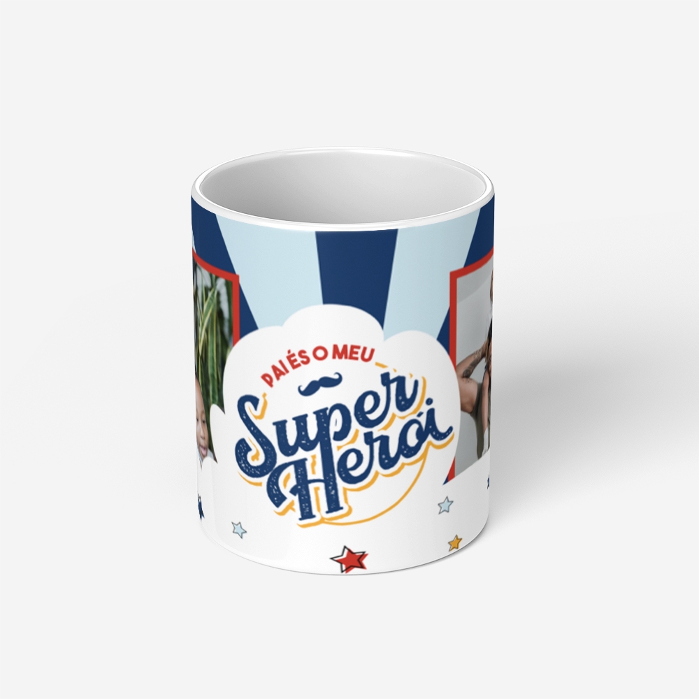 Caneca Pai Super Herói 2